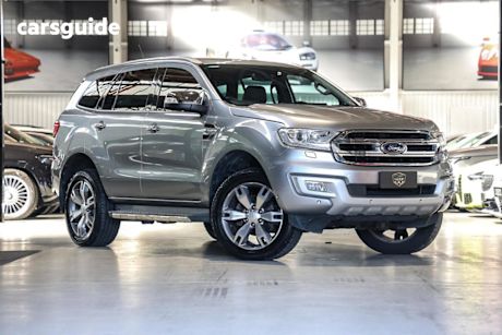 Silver 2015 Ford Everest Wagon Titanium