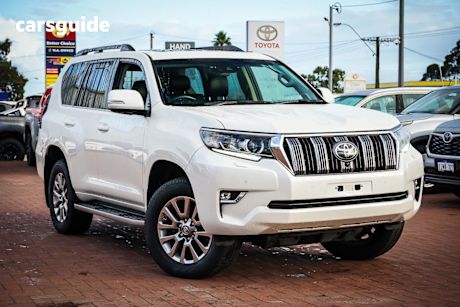 White 2021 Toyota Landcruiser Prado Wagon Kakadu