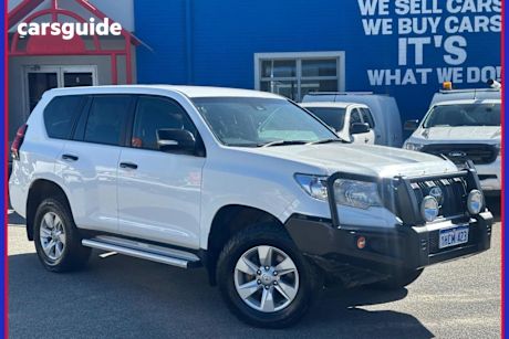 White 2020 Toyota Landcruiser Prado Wagon GX 7 Seat (4X4)