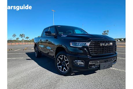 Black 2025 Ram 1500 Crew Cab Utility Laramie Sport Rambox SO H/Cane