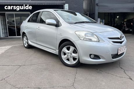 Silver 2007 Toyota Yaris Sedan YRS