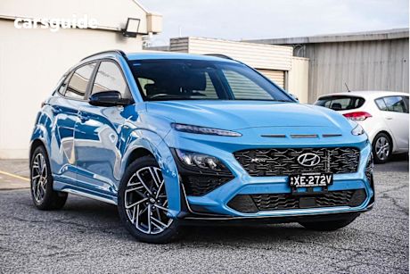 Blue 2021 Hyundai Kona SUV N-LINE PREMIUM 4X4