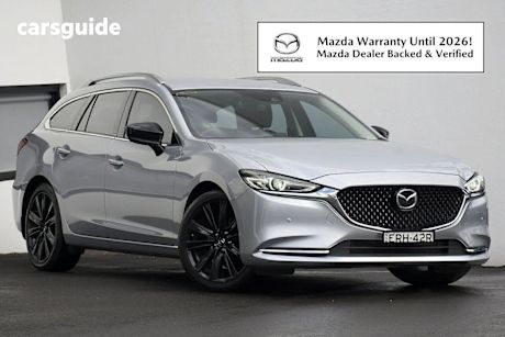 Silver 2021 Mazda 6 Wagon GT SP