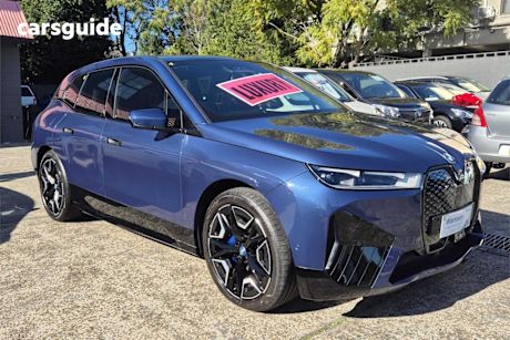 Blue 2022 BMW IX Wagon Xdrive40