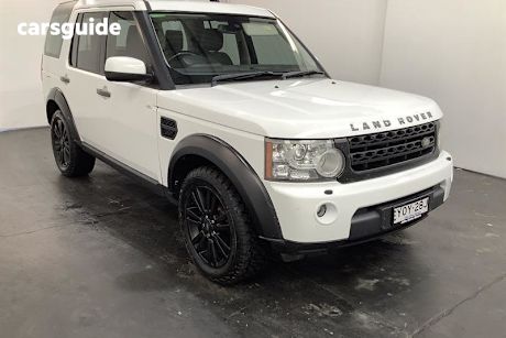 White 2013 Land Rover Discovery 4 Wagon 3.0 TDV6