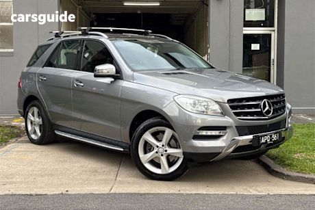 Silver 2014 Mercedes-Benz ML Wagon ML250 BlueTEC 7G-Tronic +