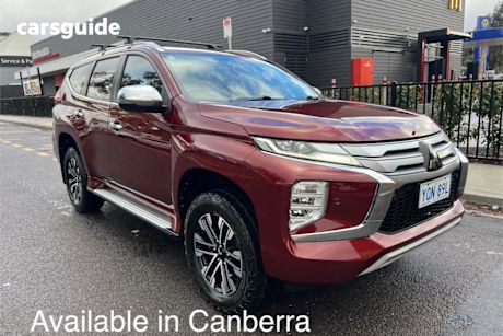 Red 2020 Mitsubishi Pajero Sport Wagon Exceed (4X4) 7 Seat