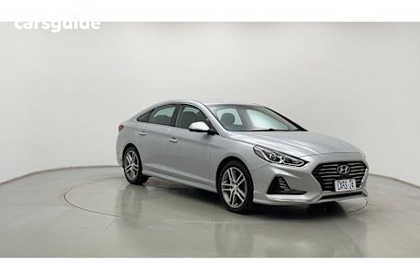 Silver 2018 Hyundai Sonata Sedan Active