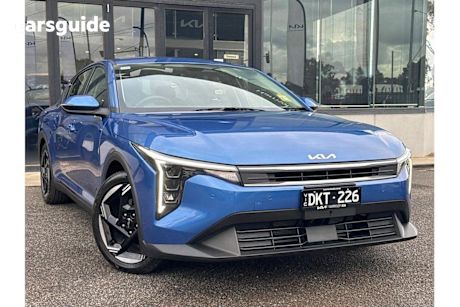 Blue 2024 Kia K4 Sedan Sport