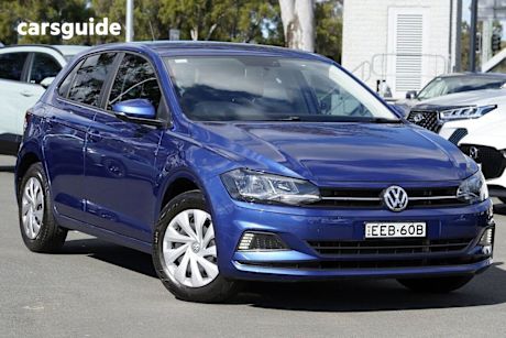 Blue 2019 Volkswagen Polo Hatch 70TSI TRENDLINE F