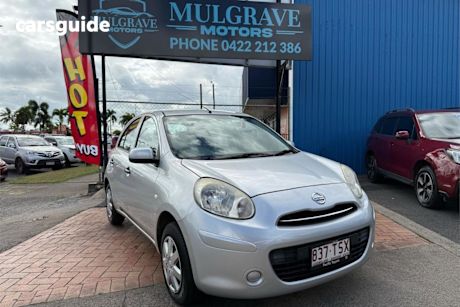 Silver 2012 Nissan Micra Hatchback ST