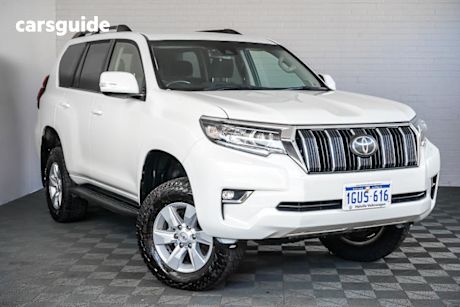 White 2019 Toyota Landcruiser Prado Wagon GXL (4X4)