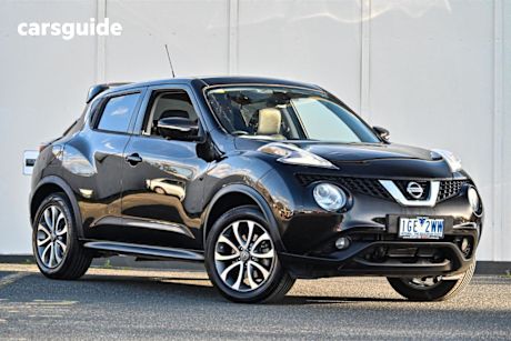 Black 2015 Nissan Juke Wagon TI-S (awd)