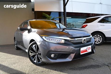 Grey 2018 Honda Civic Sedan VTI-LX