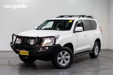 White 2016 Toyota Landcruiser Prado Wagon GXL (4X4)