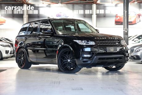 Black 2014 Land Rover Range Rover Sport Wagon 3.0 TDV6 SE