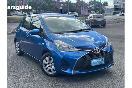 Blue 2015 Toyota Yaris Hatchback Ascent