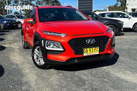 Orange 2020 Hyundai Kona Wagon Active (fwd)