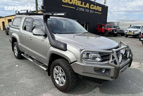 Brown 2013 Volkswagen Amarok Ute Tray TDI420 (4x4) 2H MY13