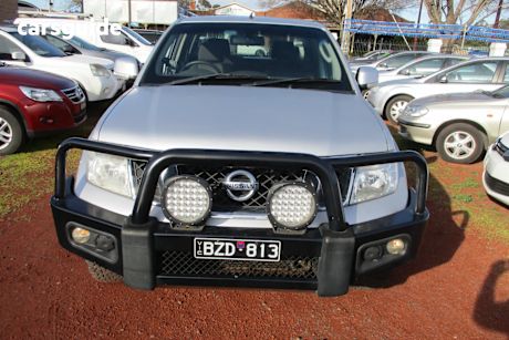 Silver 2012 Nissan Navara Dual Cab Pick-up ST (4X4)