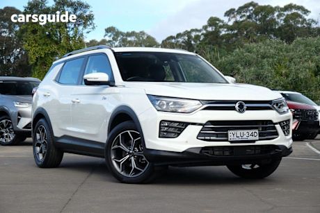 White 2022 Ssangyong Korando SUV ELX F
