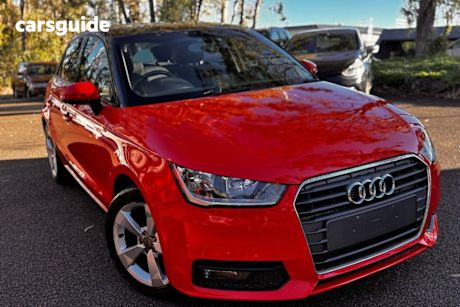 Red 2016 Audi A1 Hatchback Sportback 1.4 Tfsi Sport