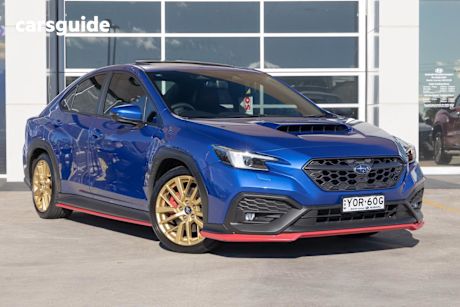 Blue 2024 Subaru WRX Sedan TS (awd)