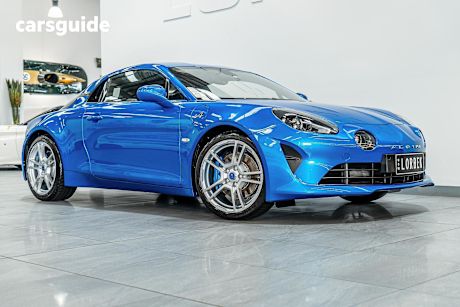 Blue 2018 Alpine A110 Coupe Australian Premiere Edition