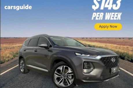 Grey 2020 Hyundai Santa FE Wagon Highlander MPI BLK-BGE (2WD)