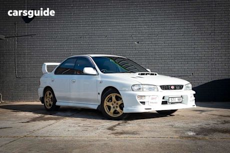 White 1998 Subaru WRX Sedan