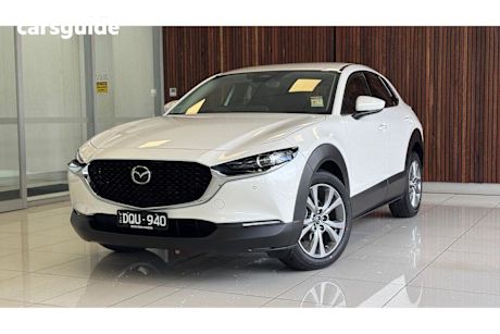 White 2025 Mazda CX-30 SUV G20 TOURING F