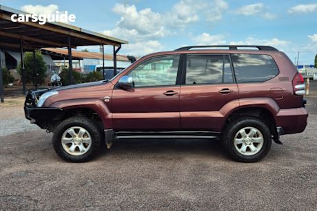 Burgundy 2007 Toyota Landcruiser Prado Wagon GXL (4X4)