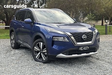 Blue 2024 Nissan X-Trail Wagon TI-L (4WD)