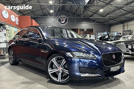 Blue 2017 Jaguar XF Sedan 25T Portfolio