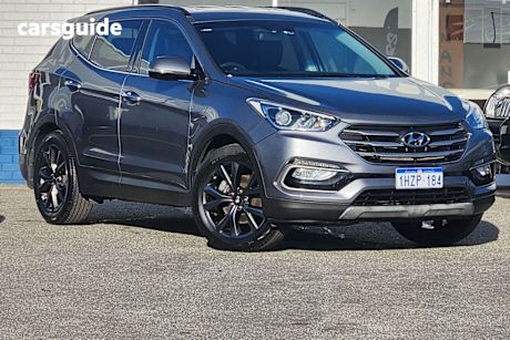 Grey 2017 Hyundai Santa FE Wagon Active X