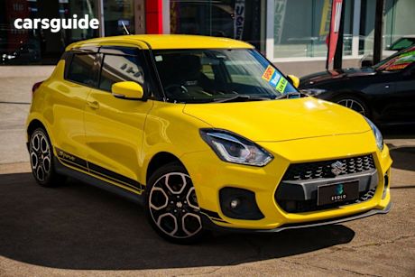 Yellow 2019 Suzuki Swift Hatchback Sport