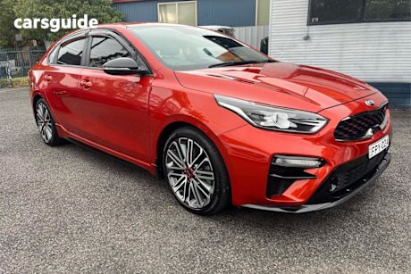 Orange 2019 Kia Cerato Sedan GT Safety Pack