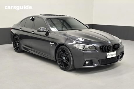 Grey 2015 BMW 520D Sedan Luxury Line