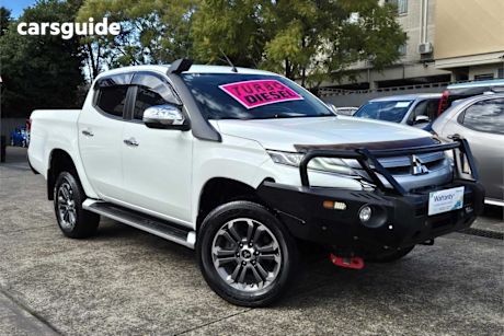 White 2020 Mitsubishi Triton Double Cab Pick Up GLS (4X4)
