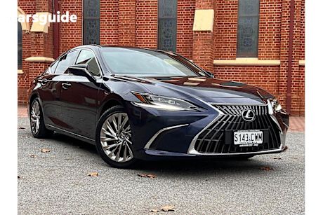 Blue 2023 Lexus ES300H Sedan Sports Luxury (hybrid)