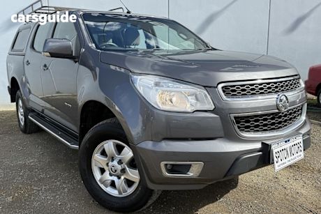 Grey 2014 Holden Colorado Crew Cab Pickup LT (4X4)