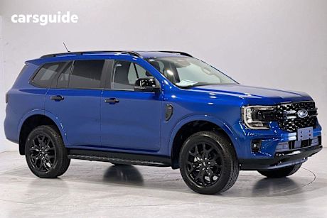 Blue 2025 Ford Everest Wagon Sport (rwd)