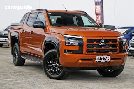 Orange 2024 Mitsubishi Triton Double Cab Pick Up GSR (4X4) 1T Payload