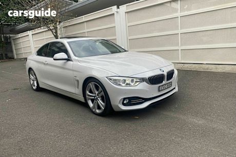 White 2018 BMW 420i Coupe Luxury Line