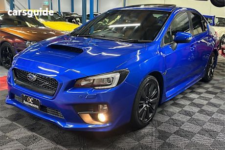 Blue 2014 Subaru WRX Sedan Premium (awd)