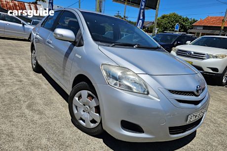 Silver 2010 Toyota Yaris Sedan YRS