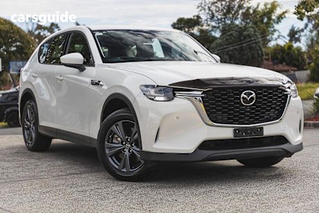 White 2023 Mazda CX-60 SUV G40E EVOLVE 4X4