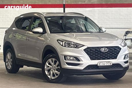 Silver 2019 Hyundai Tucson Wagon Active X (2WD) Black INT