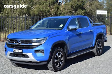 Blue 2024 Volkswagen Amarok Dual Cab Utility Style TDI600 4Motion