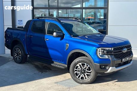 Blue 2024 Ford Ranger Double Cab Pick Up Sport 3.0 (4X4)
